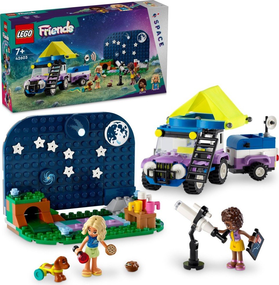 LEGO® Friends 42603 Karavan na pozorování hvězd - LEGO® Friends