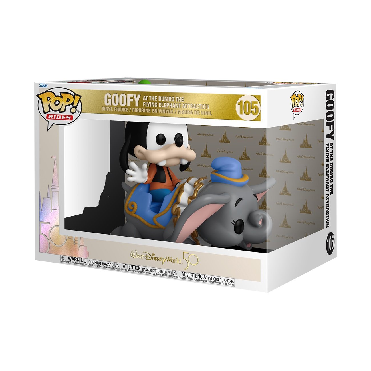Levně Funko POP Ride: Walt Disney World 50th - Dumbo w/Goofy