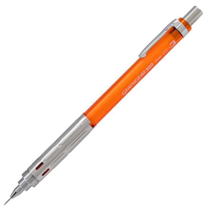 Levně Mikrotužka Pentel GraphGear PC313 - oranžová 0,3mm