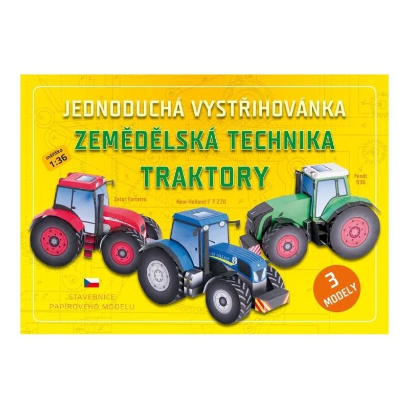 Zemědělská technika TRAKTORY - Jednoduchá vystřihovánka, 3. vydání