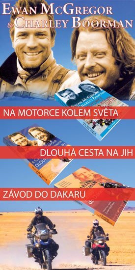 Levně Na motorce kolem světa + Dlouhá cesta na jih + Závod do Dakaru - komplet 3 knihy - Charley Boorman