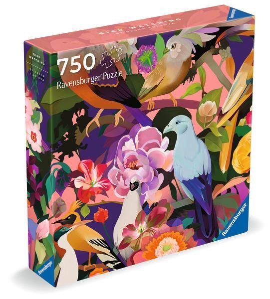 Levně Puzzle Art &amp; Soul: Barevní ptáci a květy 750 dílků