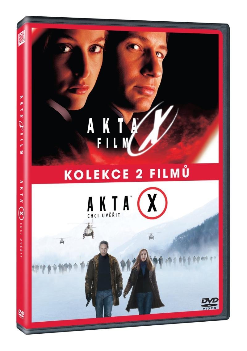 Levně Akta X kolekce 1+2 2DVD