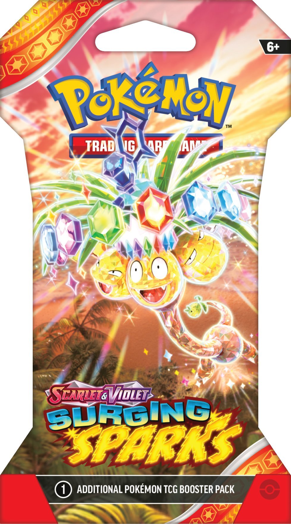 Levně Pokémon TCG: Scarlet &amp; Violet 08 Surging Sparks - 1 Blister Booster