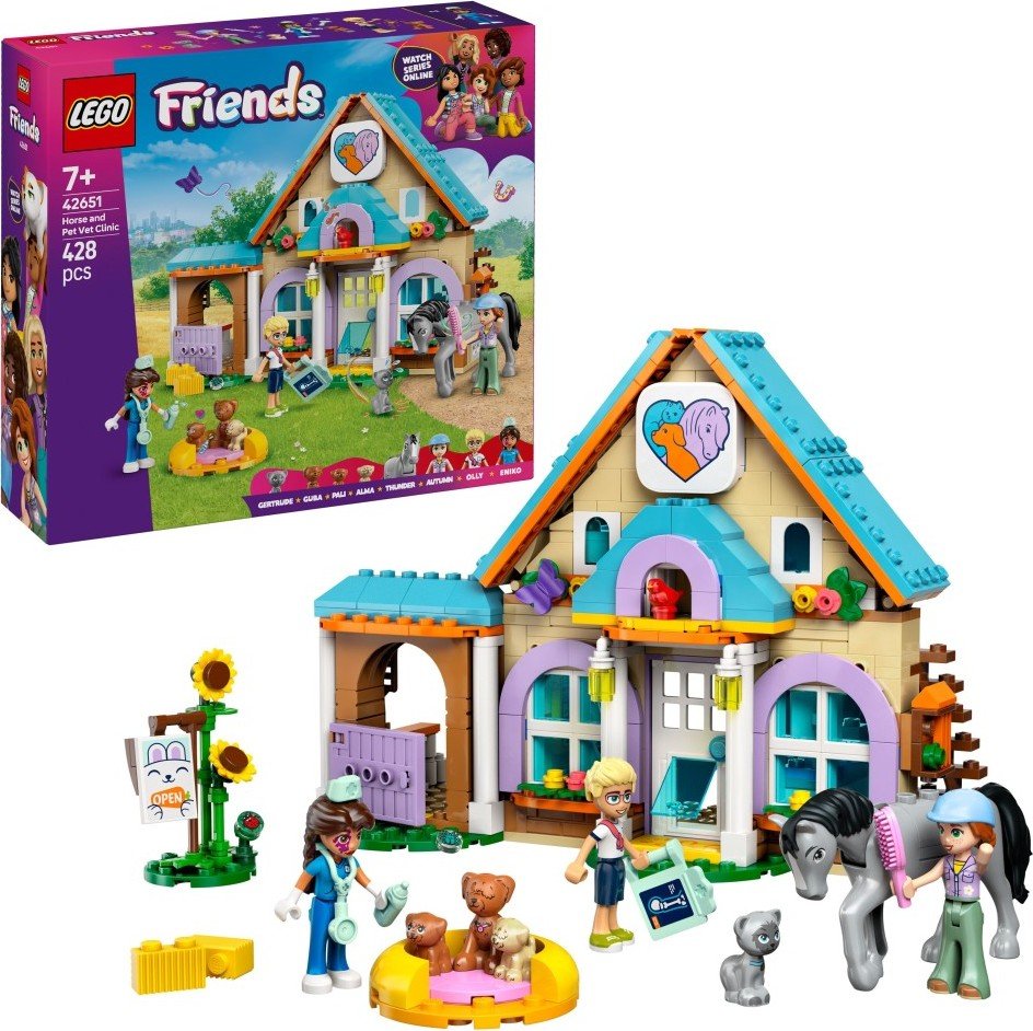 LEGO® Friends 42651 Veterinární klinika pro koně a domácí mazlíčky - LEGO® Friends