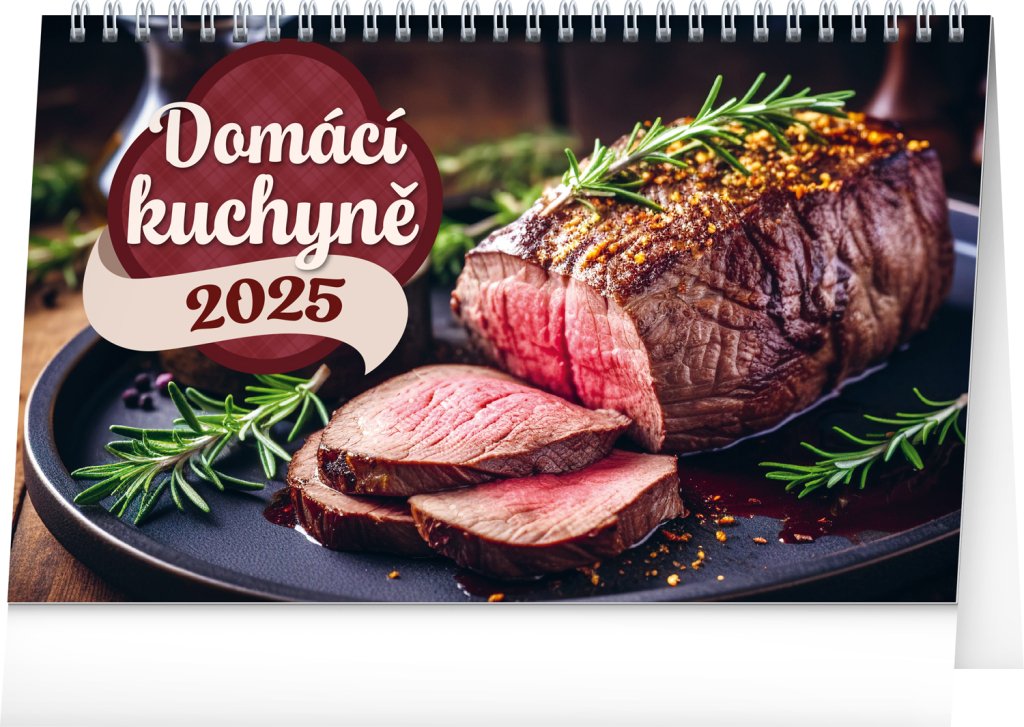 NOTIQUE Stolní kalendář Domácí kuchyně 2025, 23,1 x 14,5 cm