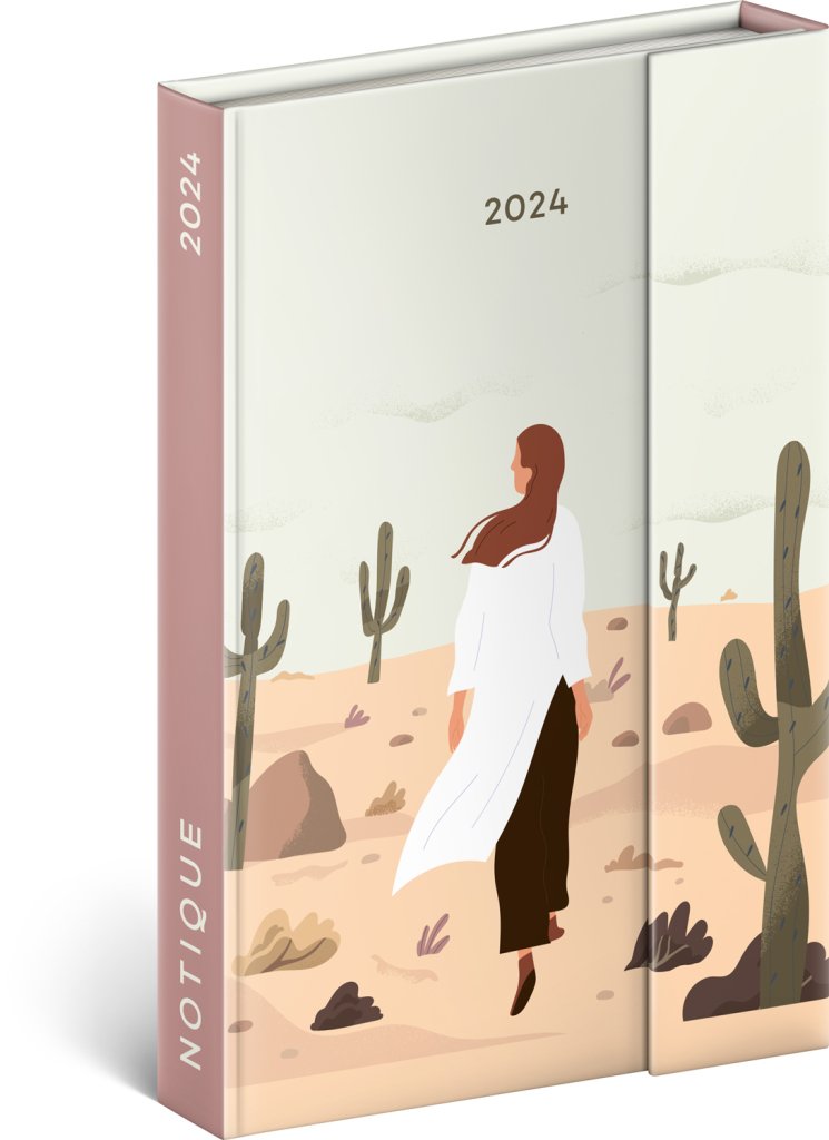 Levně Diář 2024: Krajina - týdenní, magnetický, 11 × 16 cm, 1. vydání
