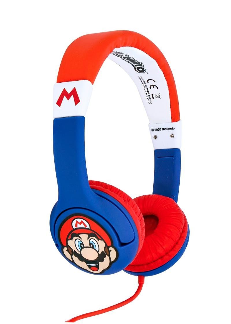 Levně OTL Technologies Super Mario dětská Sluchátka - Mario