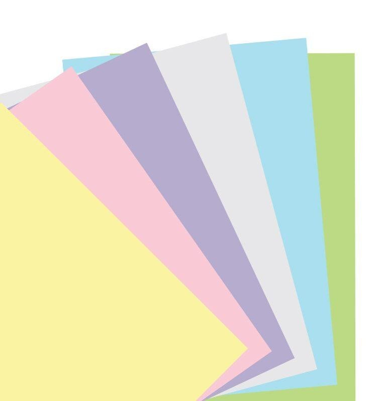 Levně Filofax papír čistý A5 - pastelový