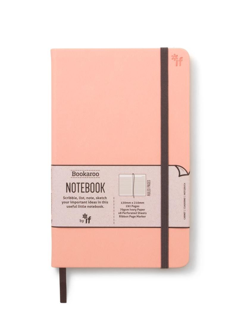 Levně Bookaroo Zápisník A5 - růžový světle