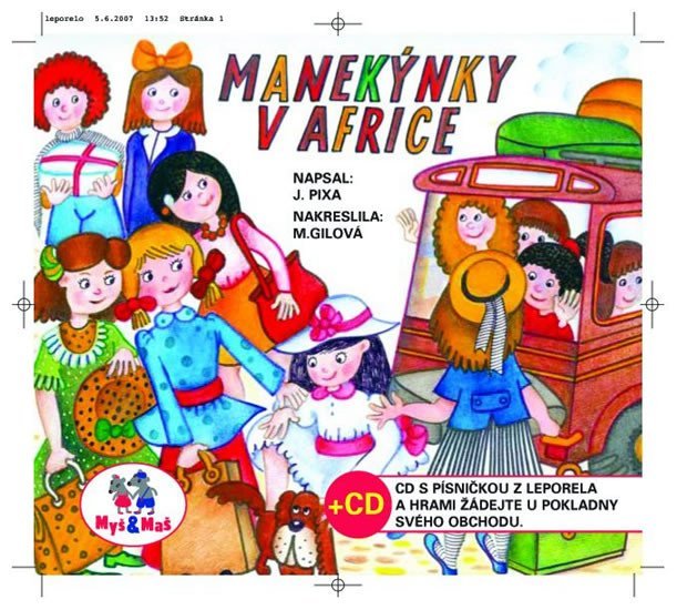 Levně Manekýnky v Africe + CD - Jan Pixa