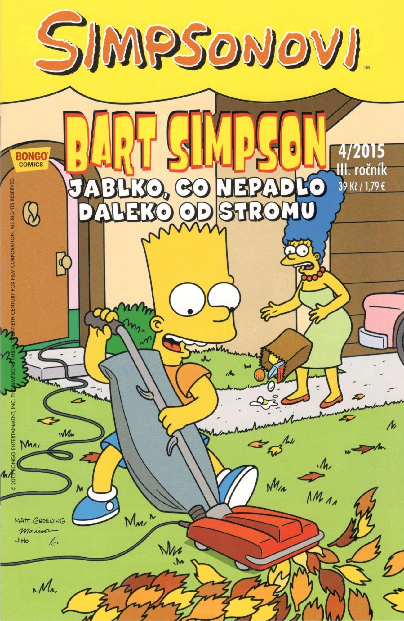 Levně Simpsonovi - Bart Simpson 04/15 - Jablko, co nepadlo daleko od stromu - Matthew Abram Groening