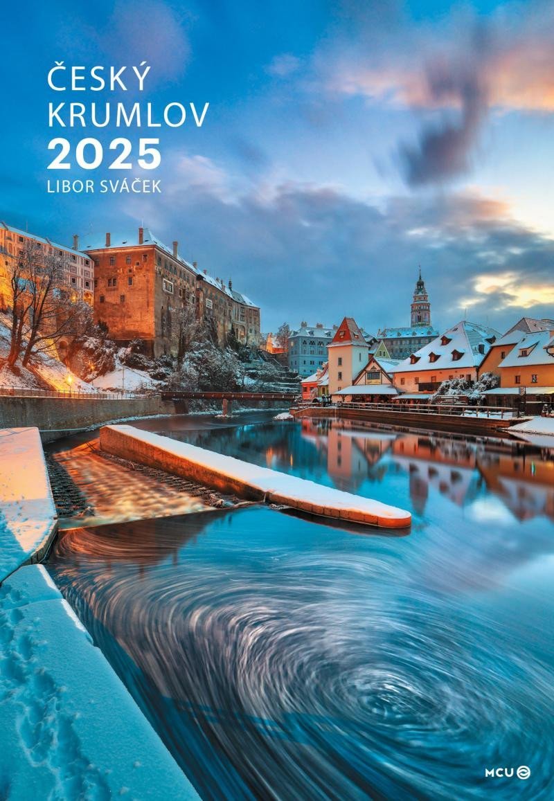 Levně Kalendář 2025 Český Krumlov - nástěnný na výšku - Libor Sváček