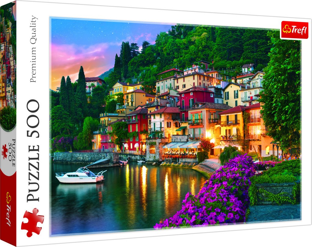 Levně Trefl Puzzle Itálie Jezero Como / 500 dílků - Trefl