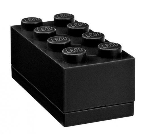 Levně Úložný box LEGO Mini 8 - černý