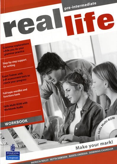 Levně Real Life Pre-Intermediate Workbook w/ Multi-Rom Pack - Patricia Reilly
