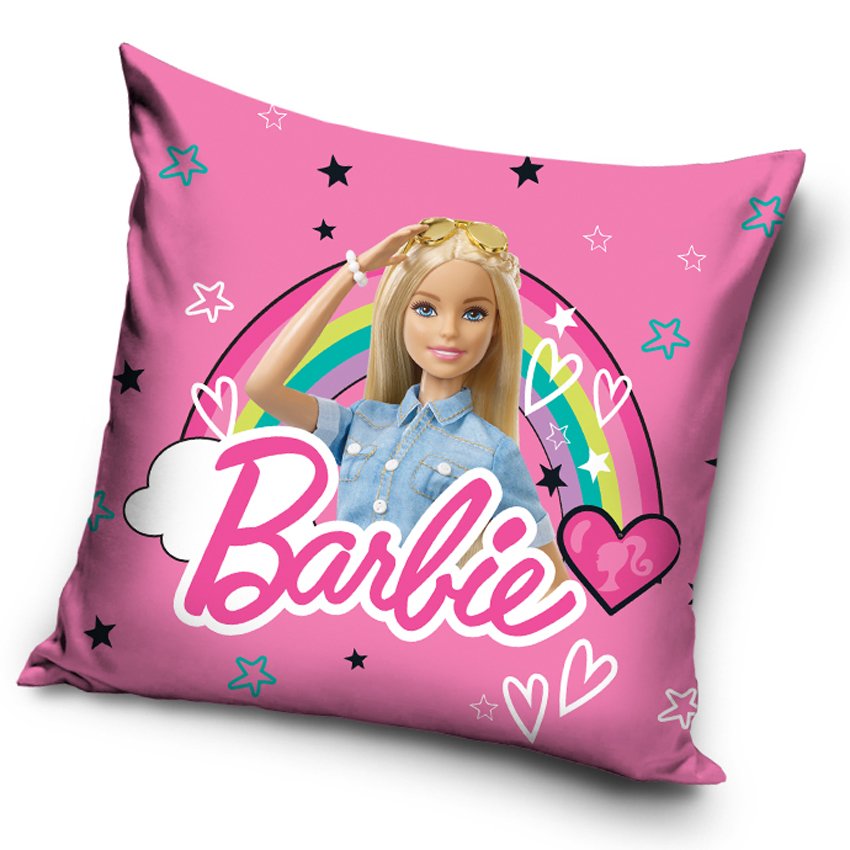 Levně Povlak na polštářek Barbie Kouzelná Duha