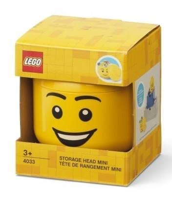 Levně LEGO úložná hlava (mini) - šťastná dívka