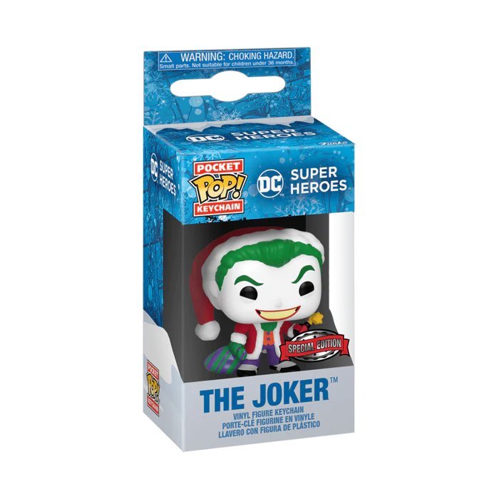 Levně Funko POP Keychain: DC Comics - Holiday Joker (klíčenka)