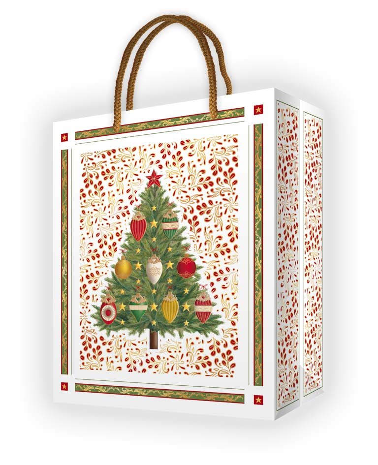 Levně QUIRE PUBLISHING Dárková taška M 8260 QP - vánoční