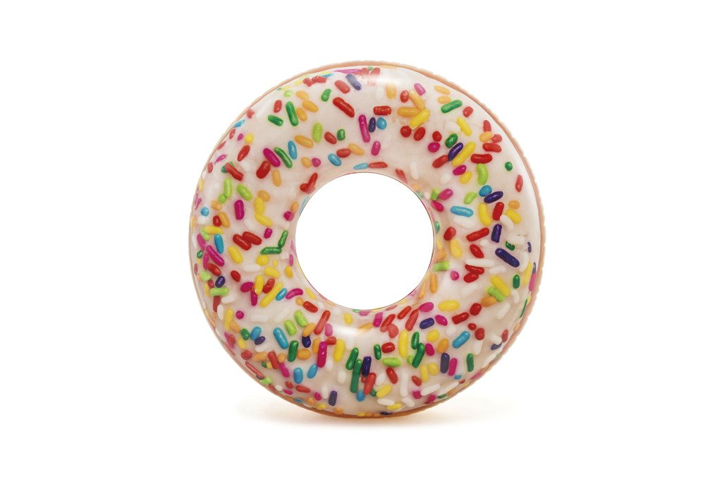 Levně Nafukovací kruh donut s posypem 1,14m - Alltoys Intex
