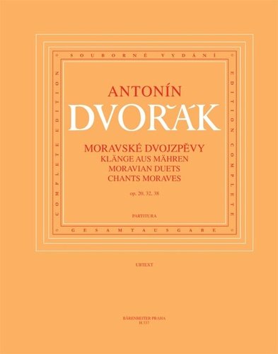 Levně Moravské dvojzpěvy - Antonín Dvořák