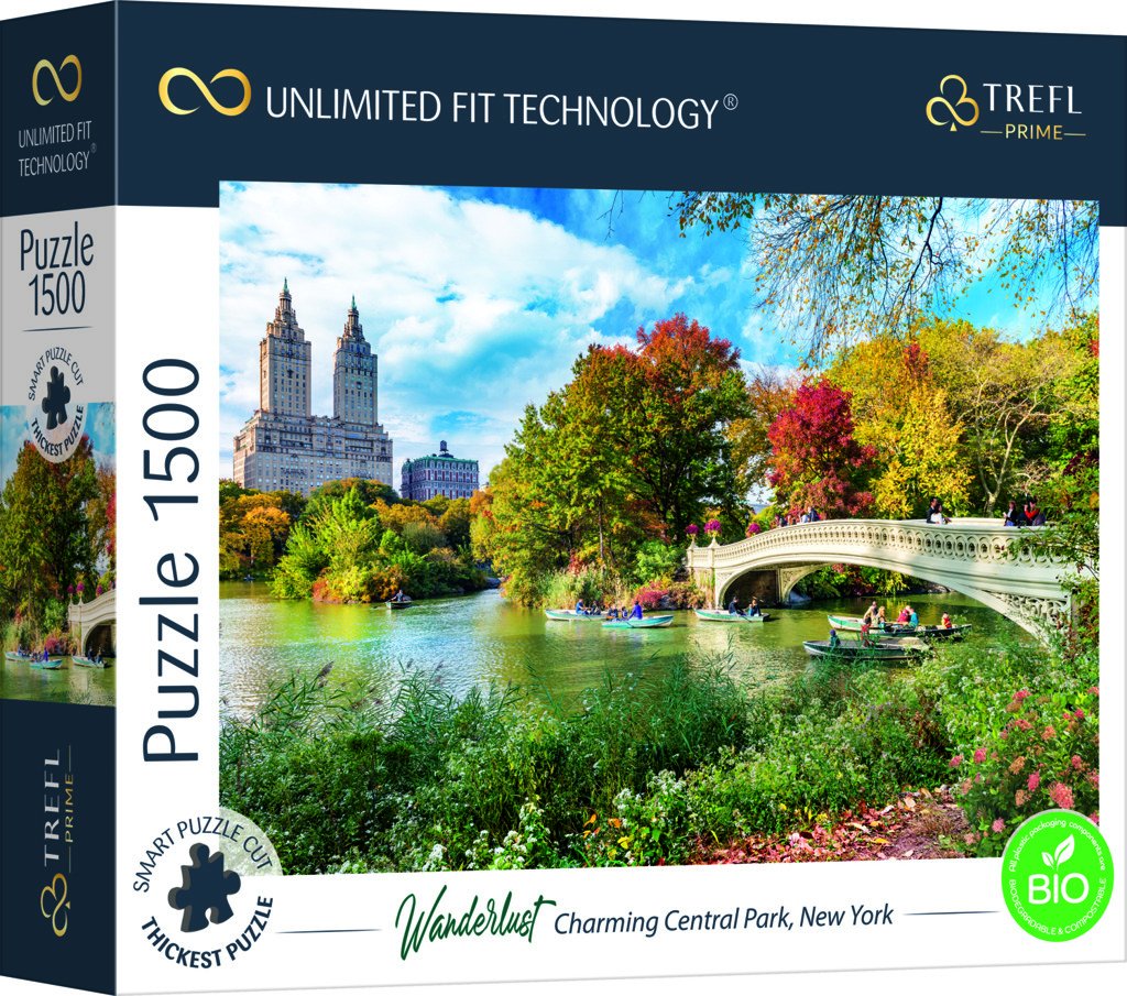 Levně Puzzle Wanderlust: Kouzelný Central Park, New York 1500 dílků - Trefl