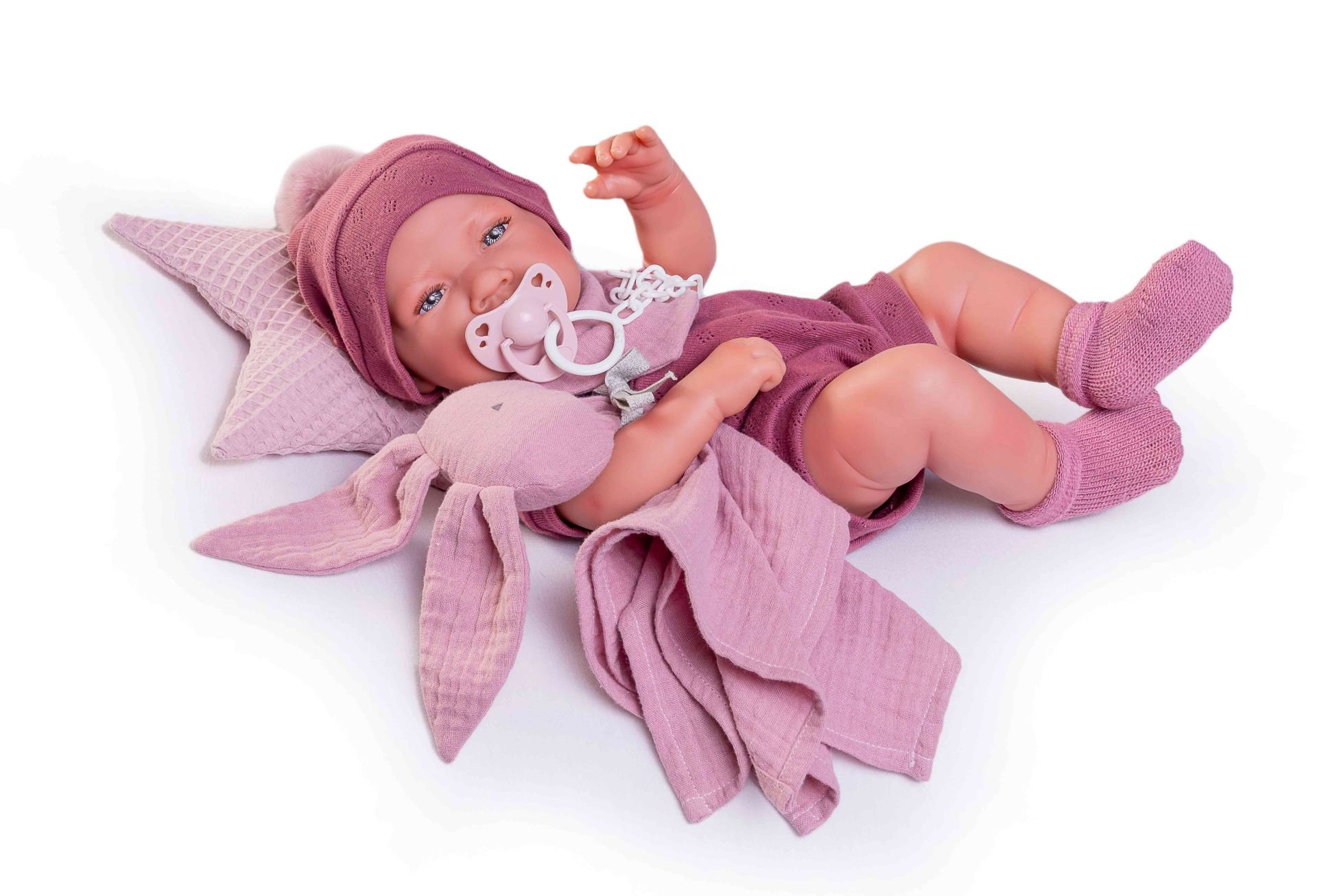 Levně Antonio Juan 50269 NACIDA - realistická panenka miminko s celovinylovým tělem - 42 cm