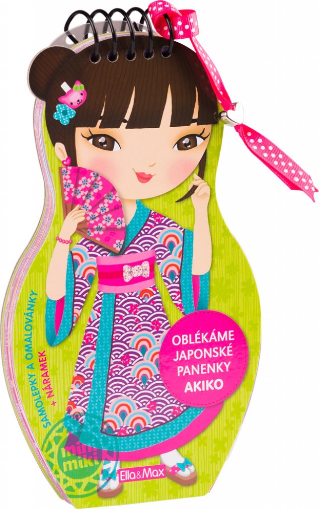 Oblékáme japonské panenky - Akiko - Julie Camel