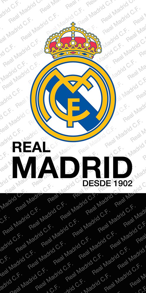 Fotbalová osuška Real Madrid Black Belt