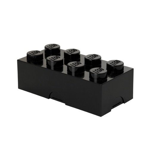 Levně Svačinový box LEGO - černý