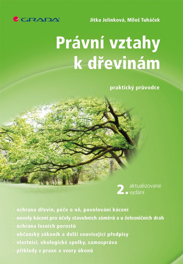 Právní vztahy k dřevinám - 2. aktualizované vydání - Jitka Jelínková