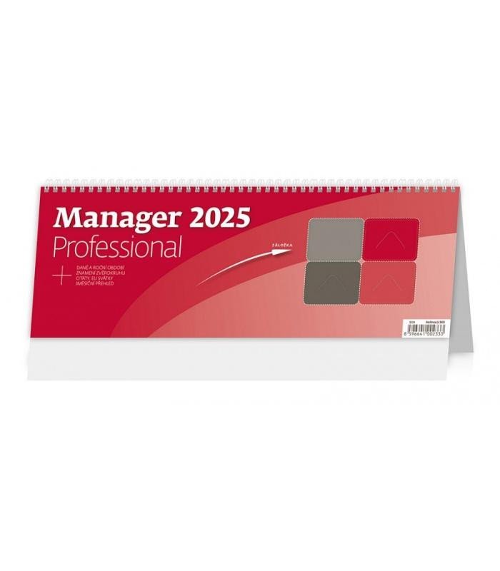 Levně Kalendář stolní 2025 - Manager Professional