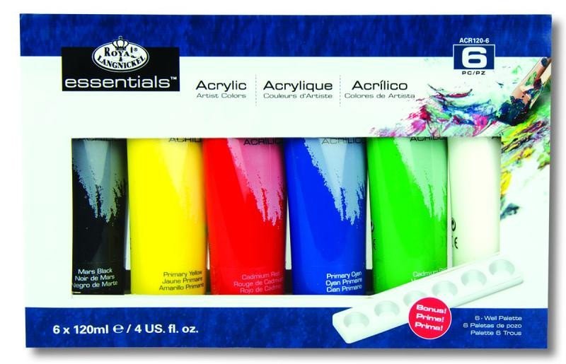 Levně Akrylové barvy Royal &amp; Langnicke ARTIST 6x120 ml