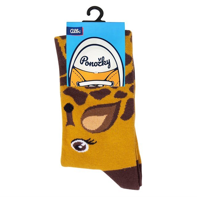 Levně Albi Ponožky - Žirafa - Albi