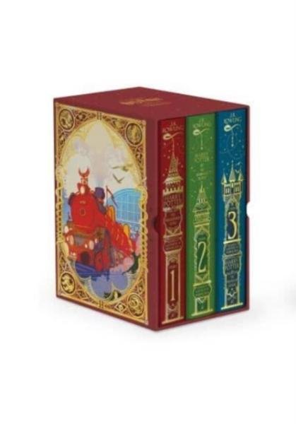 Levně Harry Potter 1-3 Box Set: MinaLima Edition - Joanne Kathleen Rowling