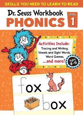 Levně Dr. Seuss Phonics Level 1 Workbook: A Phonics Workbook to Help Kids Ages 4-6 Learn to Read (For Kindergarten and Beyond) - Theodor Seuss Geisel