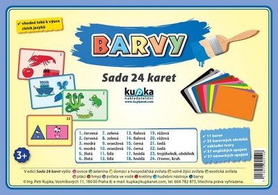 Levně Barvy - Sada 24 karet - Petr Kupka
