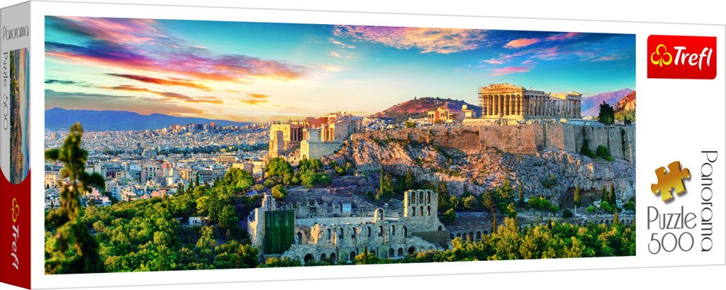Trefl Puzzle Akropolis, Athény / 500 dílků Panoramatické - Trefl