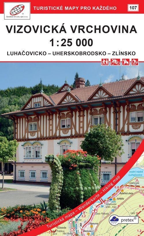 Levně Vizovická vrchovina 1 : 25 000 / 107 Turistické mapy pro každého