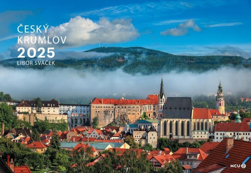 Levně Kalendář 2025 Český Krumlov - nástěnný na šířku - Libor Sváček