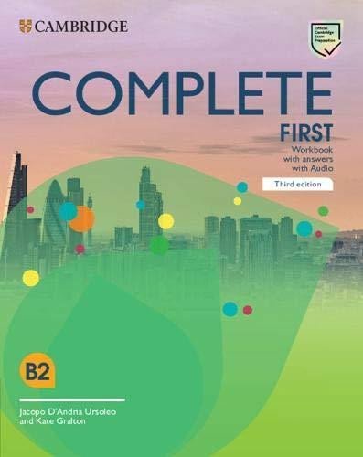 Complete First B2 Workbook with answers with Audio, 3rd - D'Andria Jacopo Ursoleo