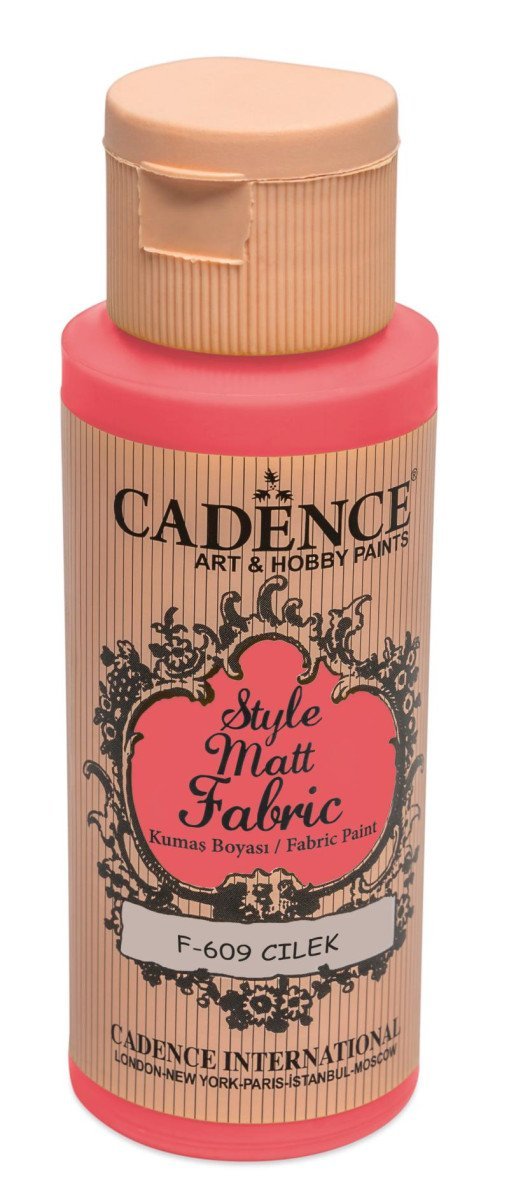 Levně Textilní barva Cadence Style Matt Fabric - miminkovská růžová / 50 ml