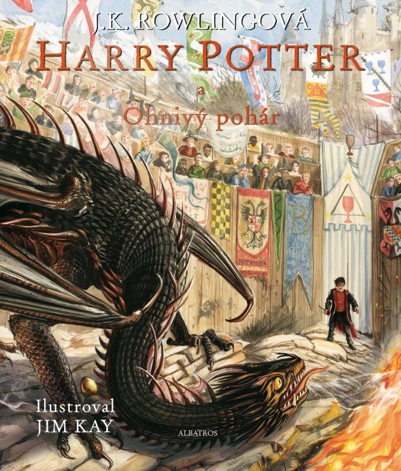 Levně Harry Potter a Ohnivý pohár (ilustrované vydání), 2. vydání - Joanne Kathleen Rowling