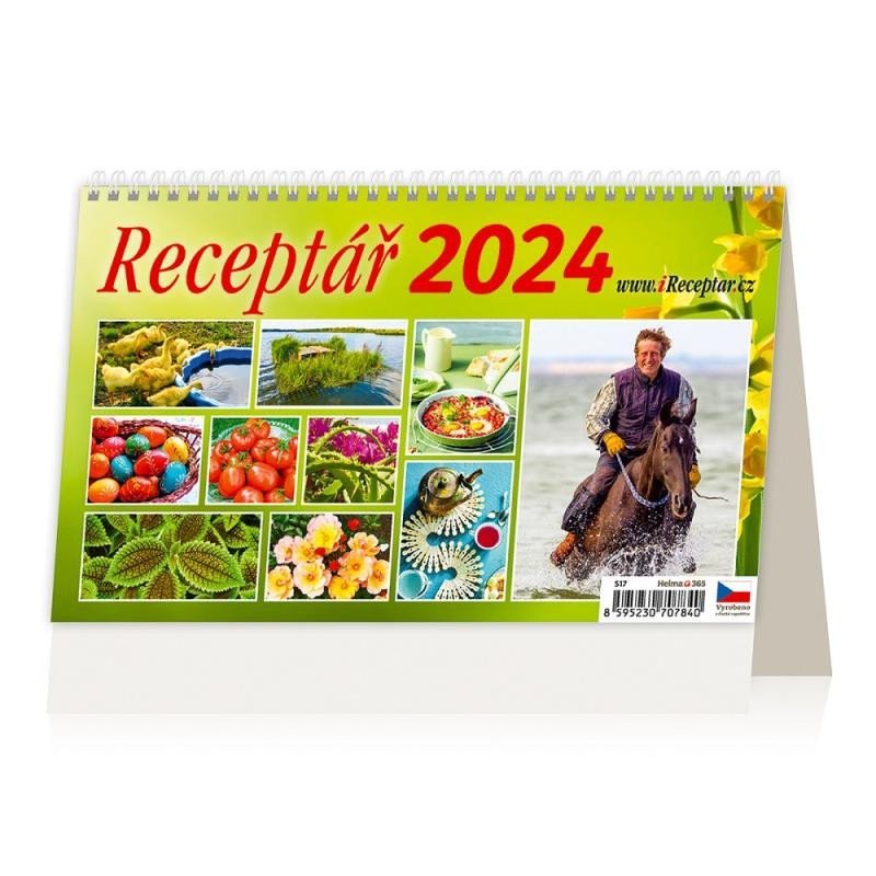 Levně Kalendář stolní 2024 - Receptář