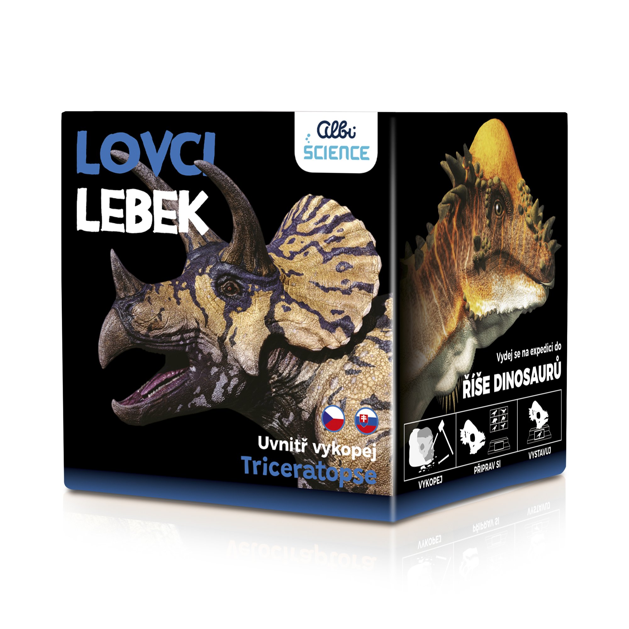 Levně Lovci lebek - Triceratops - Albi