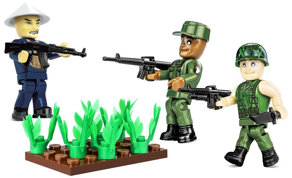Levně COBI 2047 3 figurky s doplňky Vietnamská válka, 30 k