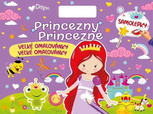 Levně Princezny/Princezné Velké omalovánky