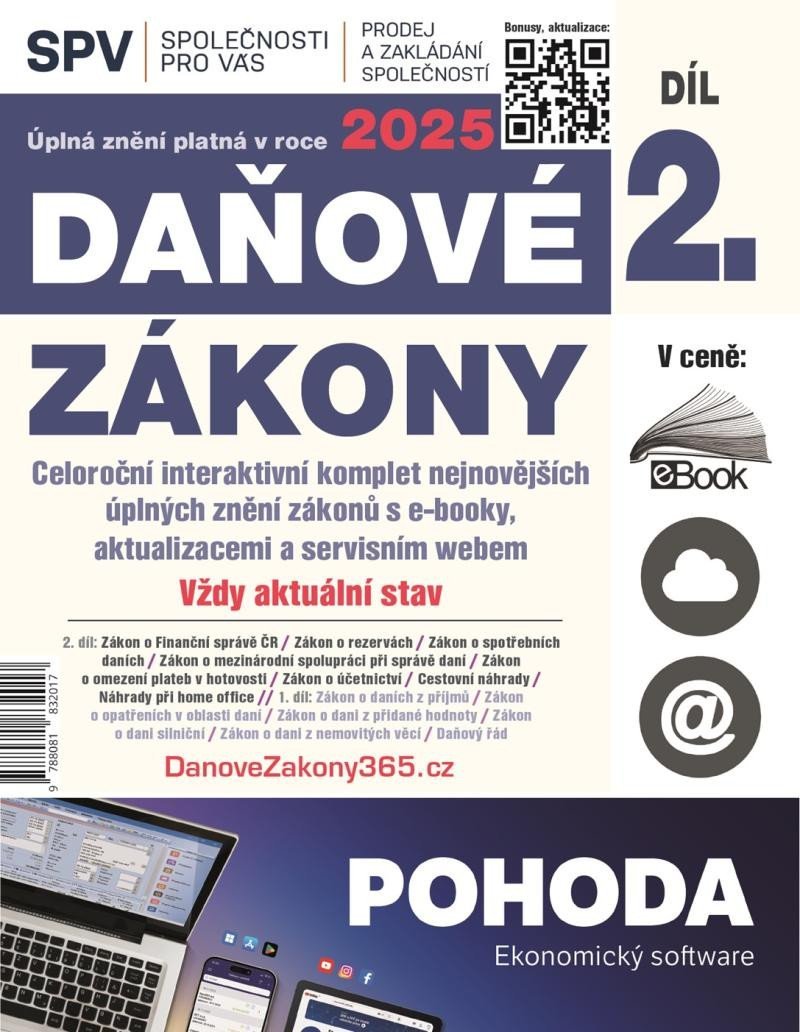 Levně Daňové zákony 2025 (Díl 2.)