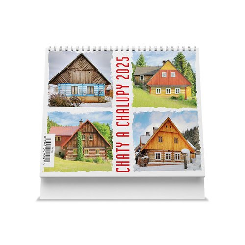 Chaty a chalupy 2025 - stolní kalendář